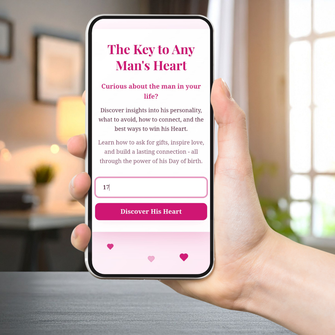 The Key to Any Man's Heart - Numerology App