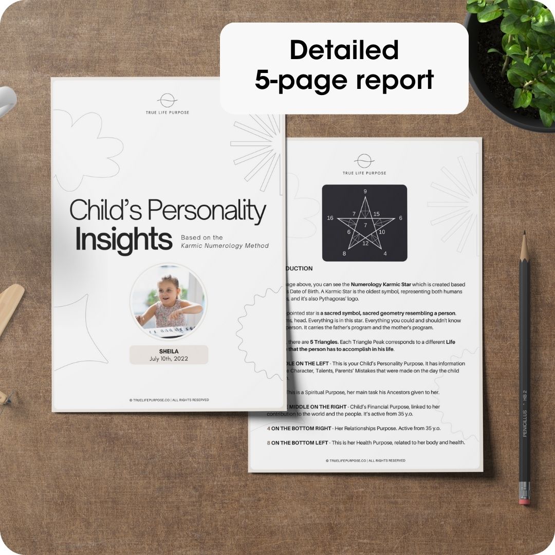 CHILD'S INSIGHTS: Personality, Talents, Parents' Recommendations