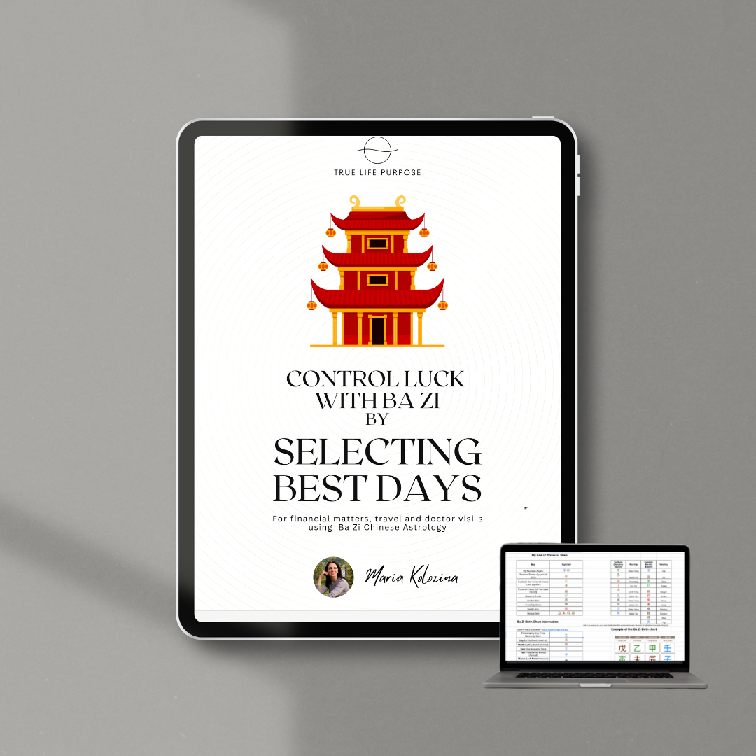 'HOW TO SELECT THE BEST DAYS' Ba Zi Chinese Astrology Manual