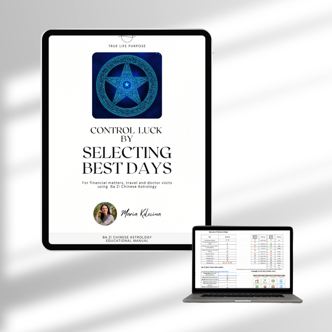 'HOW TO SELECT THE BEST DAYS' Ba Zi Chinese Astrology Manual