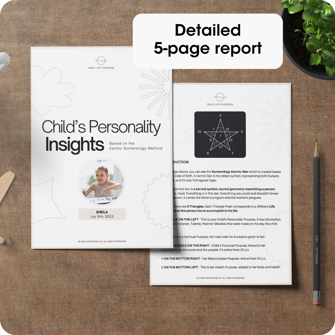 Your Child's Personality Insights - Main Talents and Potential Numerology Reading