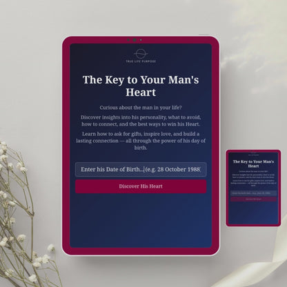 The Key To Your Man's Heart - Numerology Web App